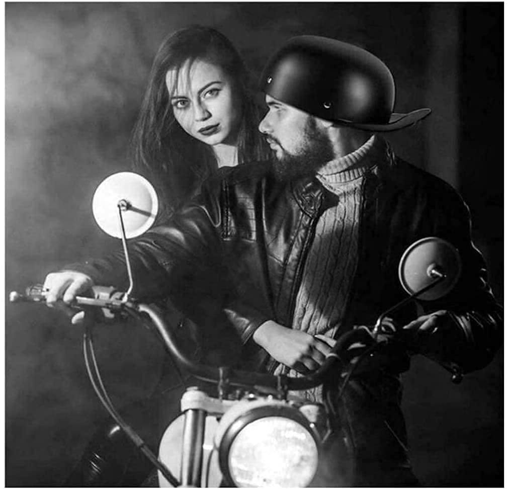 Niemiecki styl vintage kask motocyklowy modelowanie czaszki dla mężczyzn i kobiet otwarte kaski motocyklowe na skuter ATV motorower Street Cruiser Jet Style ECE Approved