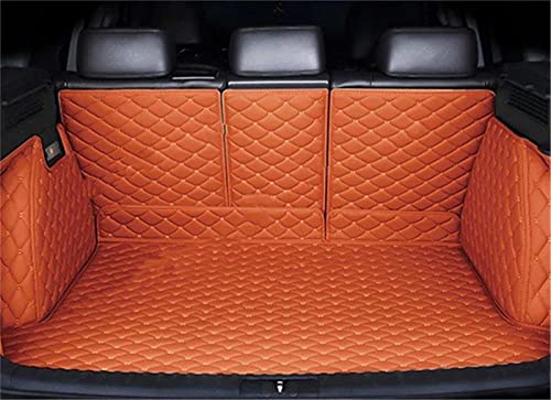 Tapis de voiture en cuir marron luxe protection de coffre dédiée Hyundai Tucson NX4