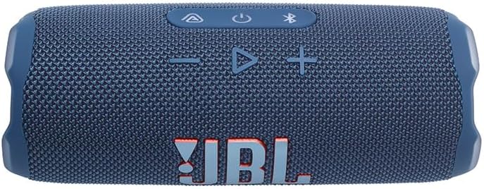 JBL FLIP 7 Waterproof Portable Speaker Bundle with gSport Carbon Fiber Case (Blue) - Image 6