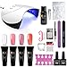 Produktbild Schnell Aufbau Gel Nagelset 4pc UV Nagelverlängerung Gel Set Quick Extension Building Kit Builder Gel Nail Set