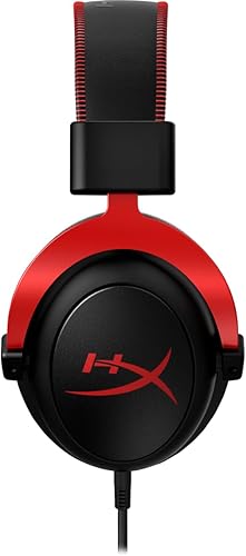 Miniatura 3 de HyperX Cloud II - Auriculares para videojuegos, sonido envolvente 7.1, almohadillas de espuma viscoelástica, marco de aluminio, con micrófono, para