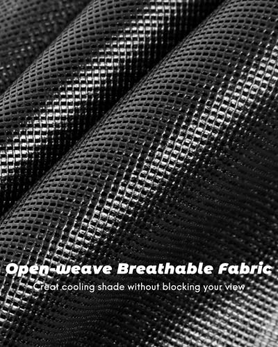 Xenjum Rv Awning Shade Screen, 9'X7' Privacy Side Rv Sun Shade Screen, Mesh Drop Sunlight Blocker Camper Trailer Shade Screen For Awnings - Black #TOP1