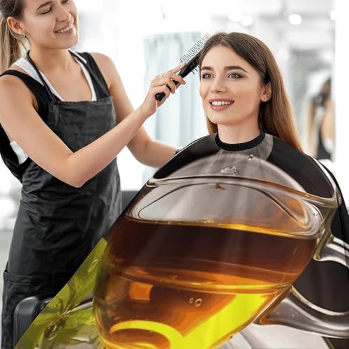 Capa para corte de cabello unisex 66.9x56.7 pulgadas miniatura 5