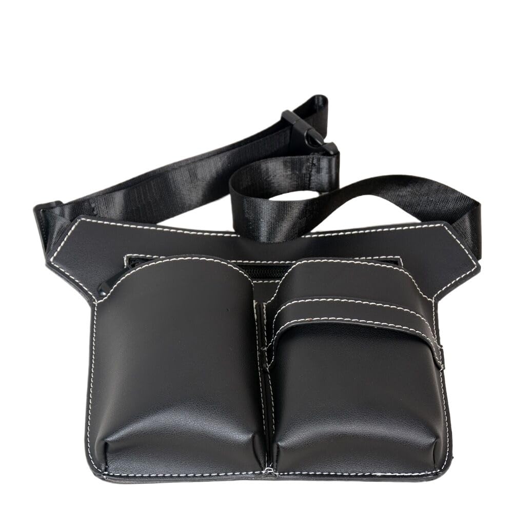 Sac pour matériel de coiffure Sac de taille for ciseaux de coiffeur, sac de rangement for outils de salon de coiffure, sac de coiffeur 2 couleurs