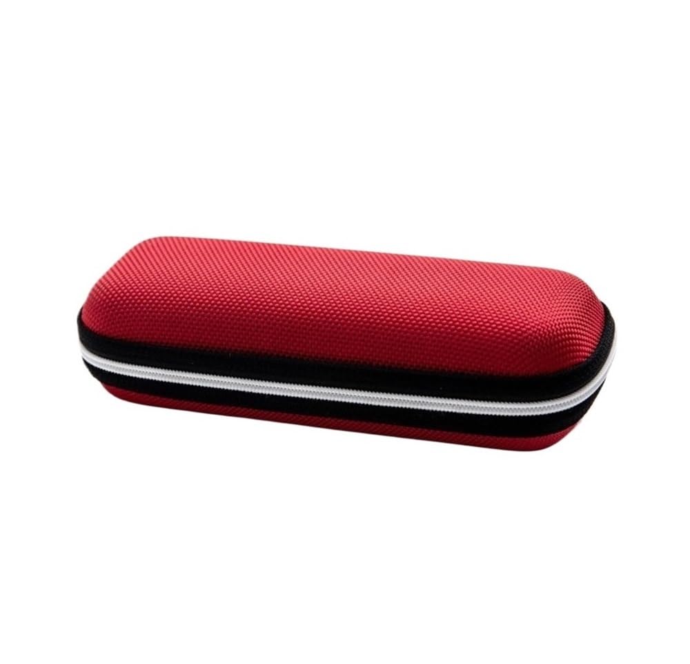Amibvzhang 2pc Hard-shell Sunglasses Case For Two Pairs With Zip-fastening Storage Compartment Ideal For Travel Eyewear(A22)