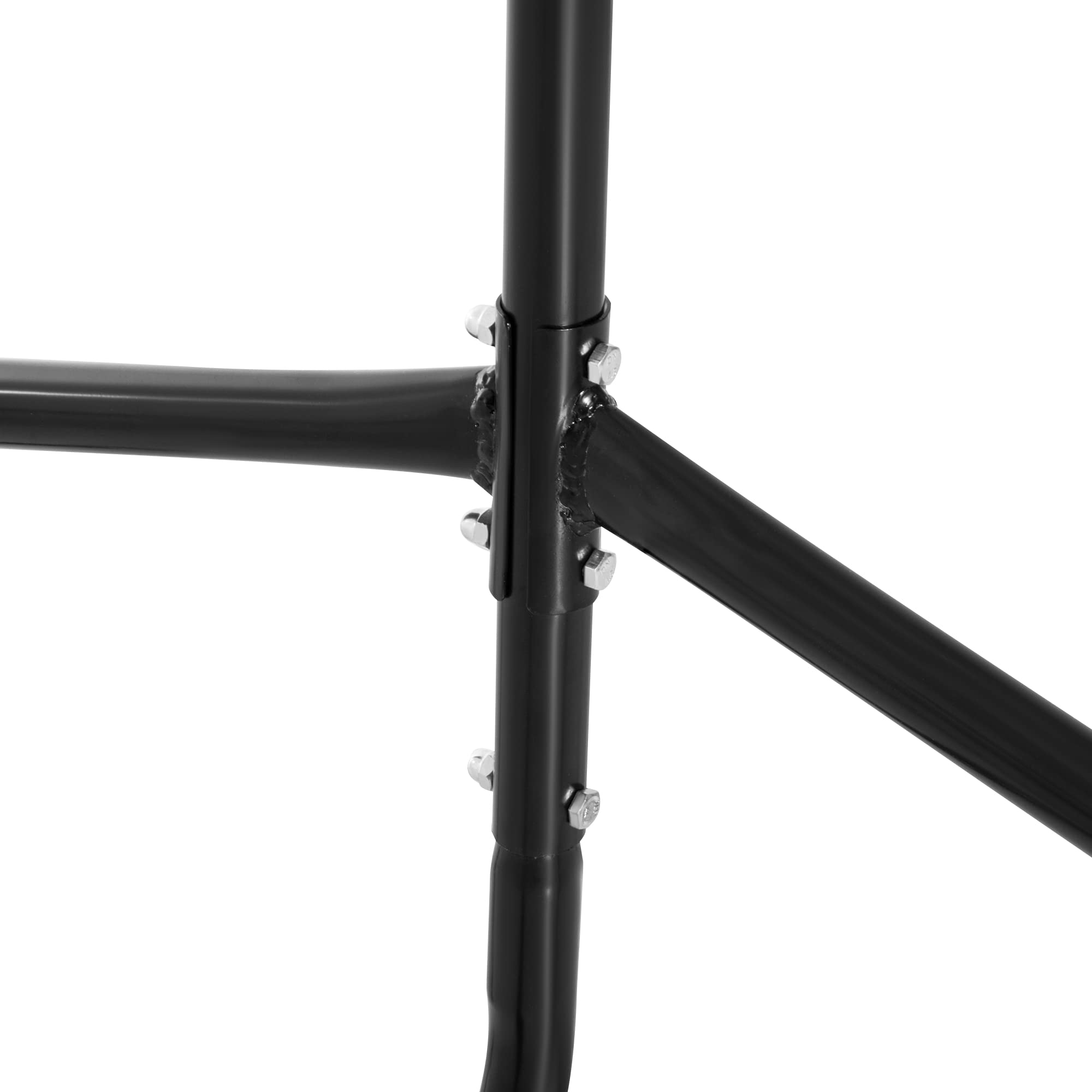 HOMCOM Portant à Vêtements Roulettes 140 Kg 120 x 60 x 170 cm Acier Noir | Tringle a Vêtement Solide, Charge 140 Kg, Porte-Manteau