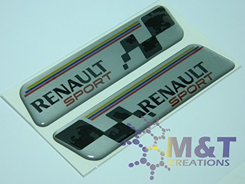 MT Products Lot de 2 badges latéraux pour Renault Sport