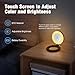 Magnetic Ring Light with Mirror for Phones, 3 Color Modes & Touch Control, Rechargeable Selfie Light with Type-C Port & Universal Metal Ring Adapter, Works with All Smartphones, Black