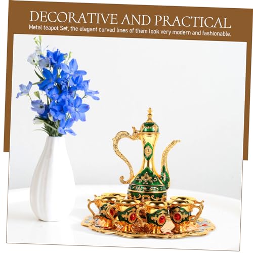 Set théière vintage avec pichet de service pour éviter l'amertume du thé infusé - 7