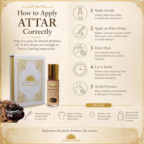 Image of Oud Mukhallat Attar | Premium Arabic Perfume Oil | Alcohol-Free Long Lasting Roll-On Ittar | Traditional Oud Fragrance for Men & Women