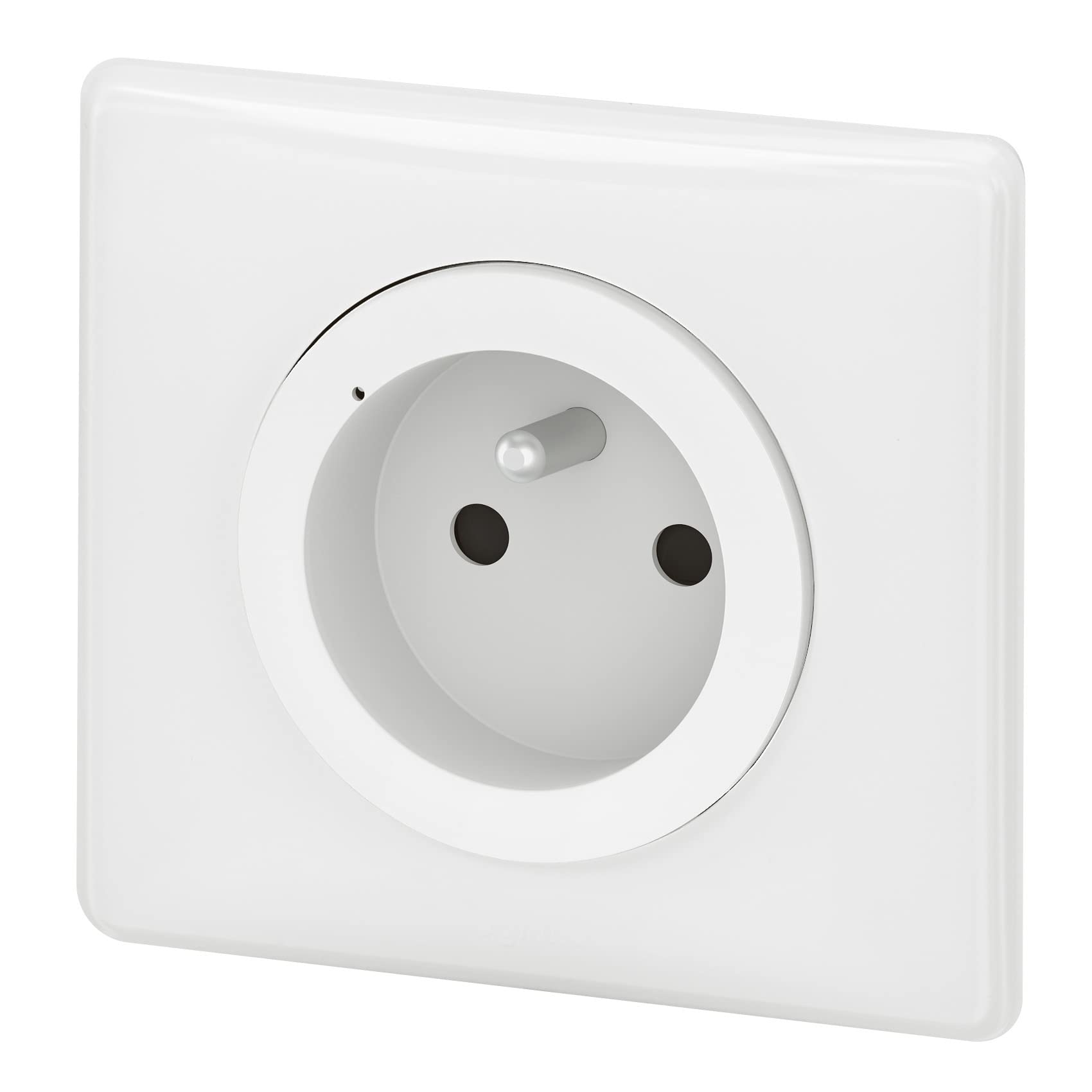 Lote de 3 tomas conectadas con toma de tierra – Céliane with Netatmo (medición de potencia y seguimiento del consumo) con placa blanca – Control remoto de aparatos eléctricos – Legrand 199160