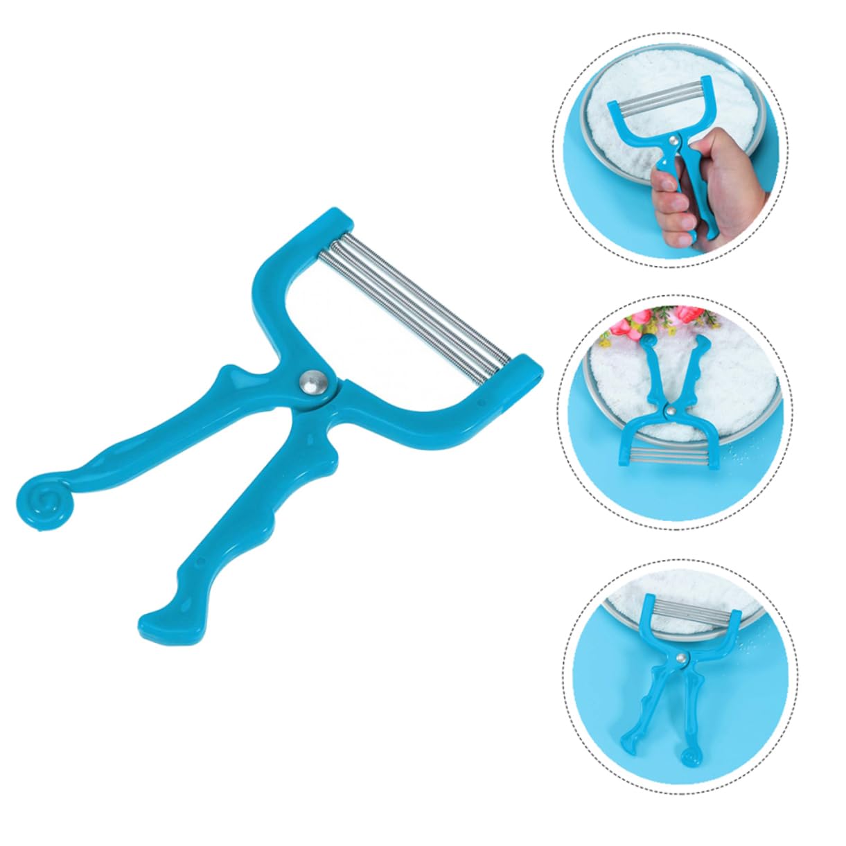 MUSISALY Facial Hair Removal Skin Care Tool Lip Hair Spring and Eyebrow Threader