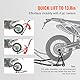 VEVOR Motorrad Ständer Set Montageständer Hinten & Vorn 0,39 t Belastbar, U-Type + L-Type + Doppelgabelköpfe, 225–350 mm / 230–330 mm / 165–240 mm Rollbarer Montageständer Montagelift Montageheber