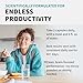 12-in-1 Nootropic Brain Supplement with Caffeine Anhydrous: Ginkgo Biloba for Brain Support, Memory and Focus - B12, Alpha GPC, L Theanine and Choline Supplements with Bioperine with 1321mg (60ct)