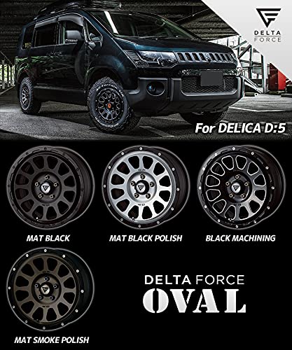 Amazon | DELTA FORCE OVAL 16X7.0J 5/114.3 7J +35 マットブラック 