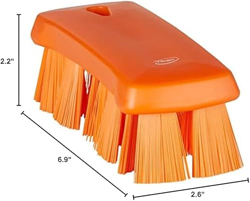 Vista 32 de Vikan 38913 UST - Cepillo de mano (6.9"), rígido, color azul