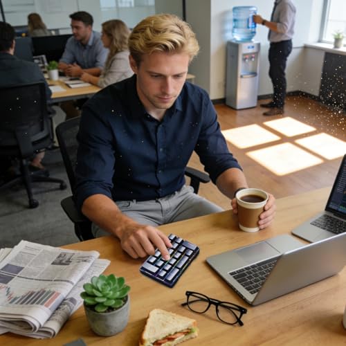 Teclado numérico mecánico portátil y enchufable para computadora de contadores y programadores 2
