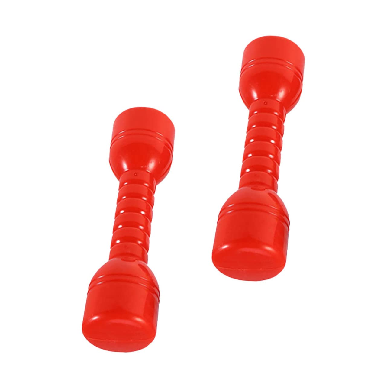 2Pcs Ergonomic Plastic Dumbbells for and Exercise Equipment for Morning Fitness Bright