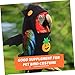 BESPORTBLE Halloween Parrot Costume Warm Comfortable Bird Clothes for Parties Reusable Parrot Clothing for Cockatiels Bird Cosplay Prop for Festive Occasions