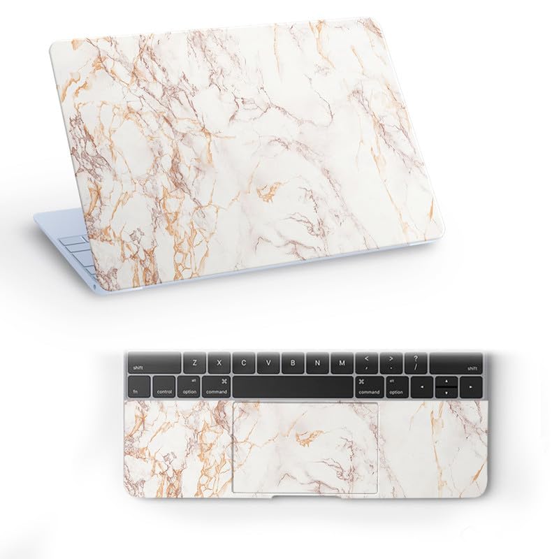 Galaxsia Marble D11 Full Vinyl Laptop Skin/Sticker/Cover for 15 to 15.6 Inches Laptops Laminated-Removable-HD Quality Compatible for Hp-Dell-Sony-Lenovo-Asus etc.(15x10 Inches)