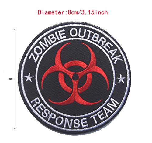 Toppa Ricamata Termoadesiva Umbrella Corp - Logo Zombie Apocalypse Per