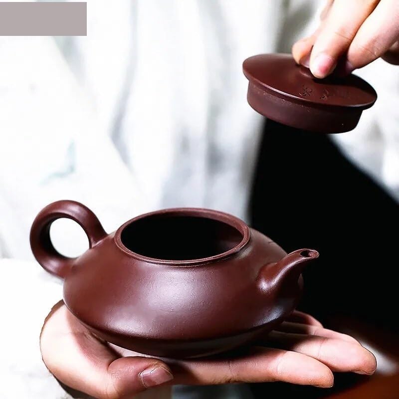 Ceramic Pot Chinese Purple Clay Teapot Portable Outdoor Tea Set Purple Clay Teapot Tea Set Coffee Pot Household Retro Tea Set Chinese Tea Ceremony Accessories 1