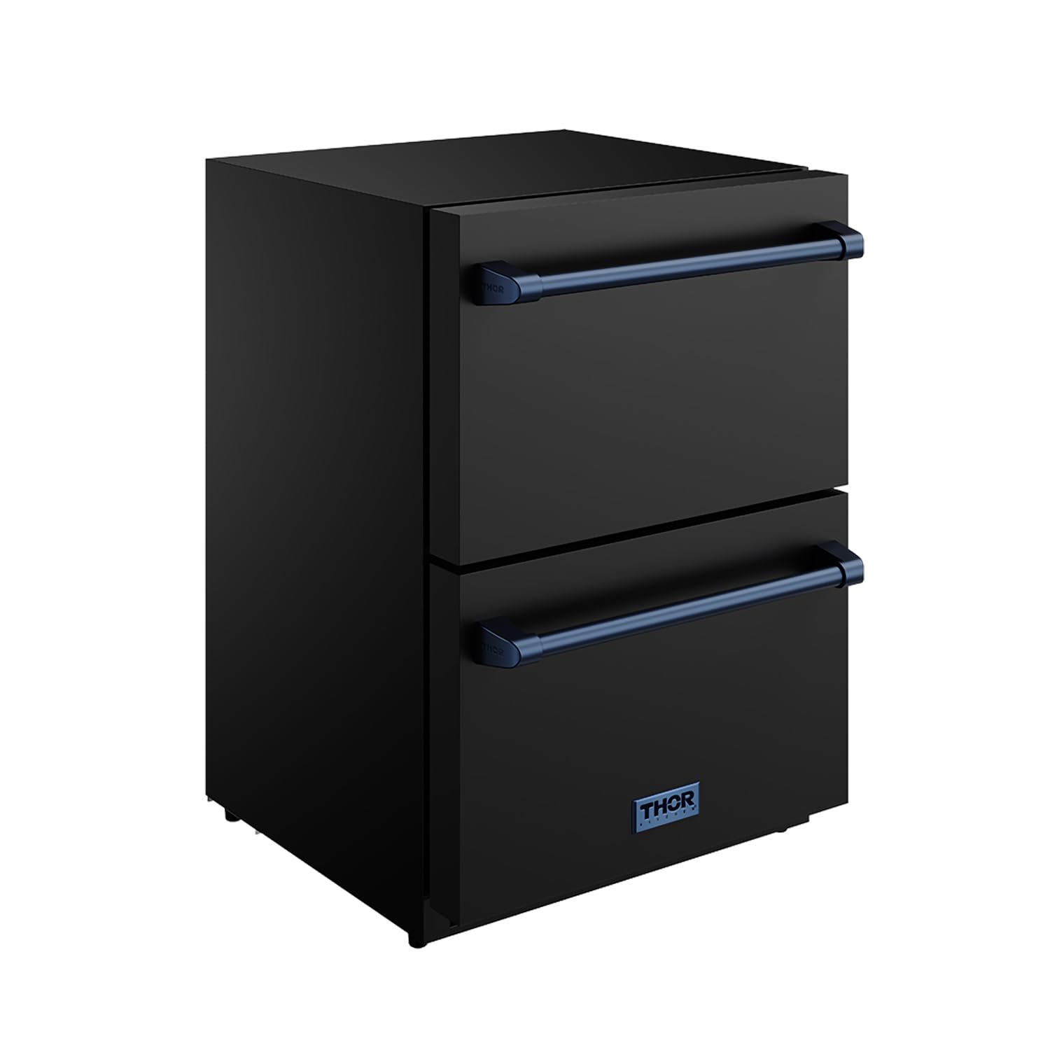 Gordon Ramsay By Thor Kitchen 24 Inch Undercounter Built In/Freestanding Drawer Freezer In Black And Blue on Fridge.com - View 2