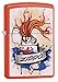 Zippo Splash Neon Orange Lighter