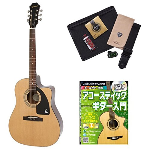 Amazon.co.jp: Epiphone AJ100ce NT エントリーセット