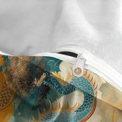 Housse de couette dragon 3D ensemble de literie microfibre 220x240 - 8