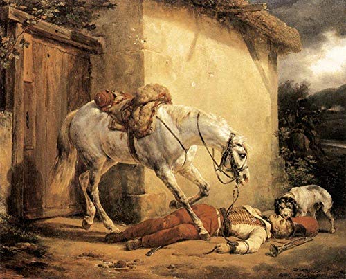 Peinture à l'huile Horace Vernet faite main par des peintres universitaires