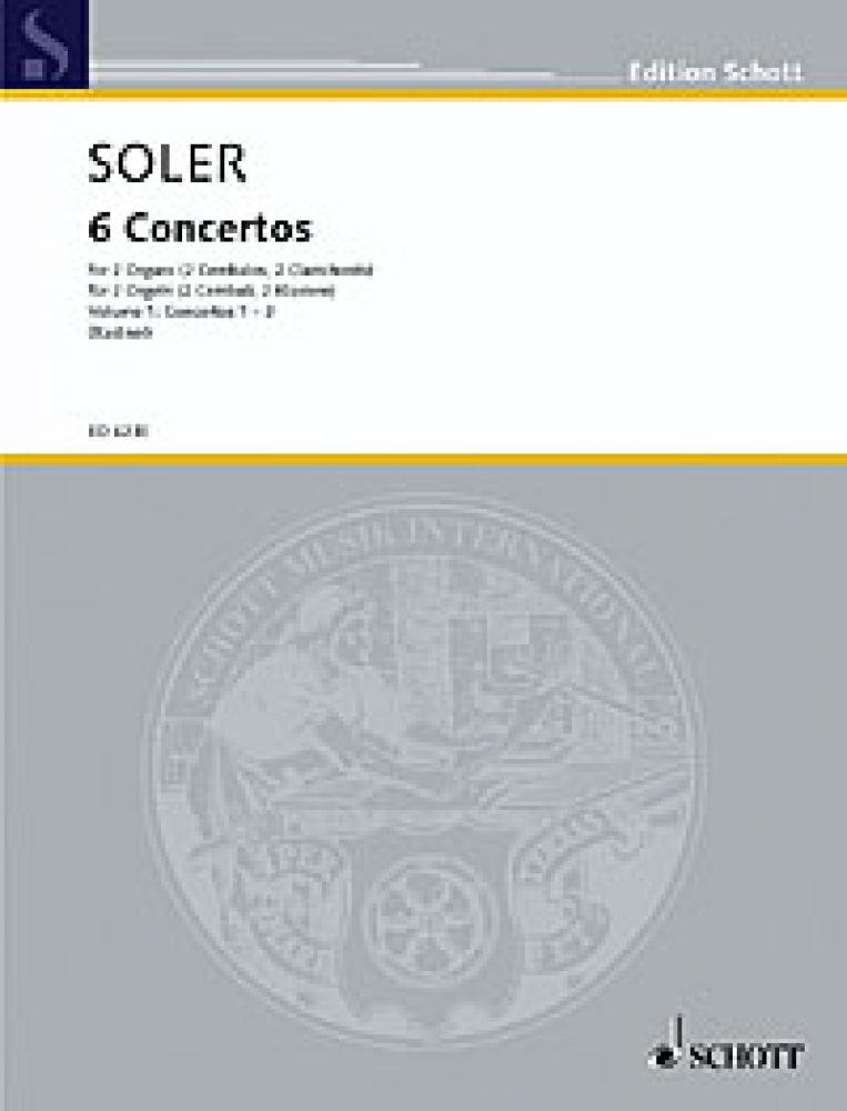 VI Conciertos de dos Organos obligados: 2 organs, 2 harpsichords, 2 clavichords, 2 pianos or organ and harpsichord. Partition d'exécution.