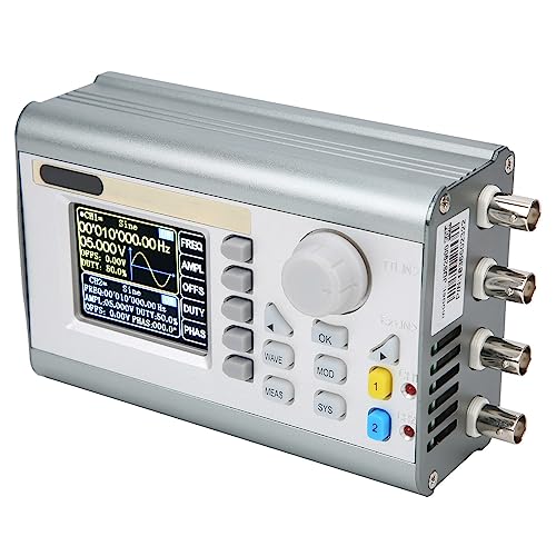 Generatore di Segnale, JDS2900-60M 2CH Funzione DDS a Doppio Canale/Generatore di Forme D'onda Arbitrarie, Sorgenti di Segnali a Impulsi DDS (Spina europea)