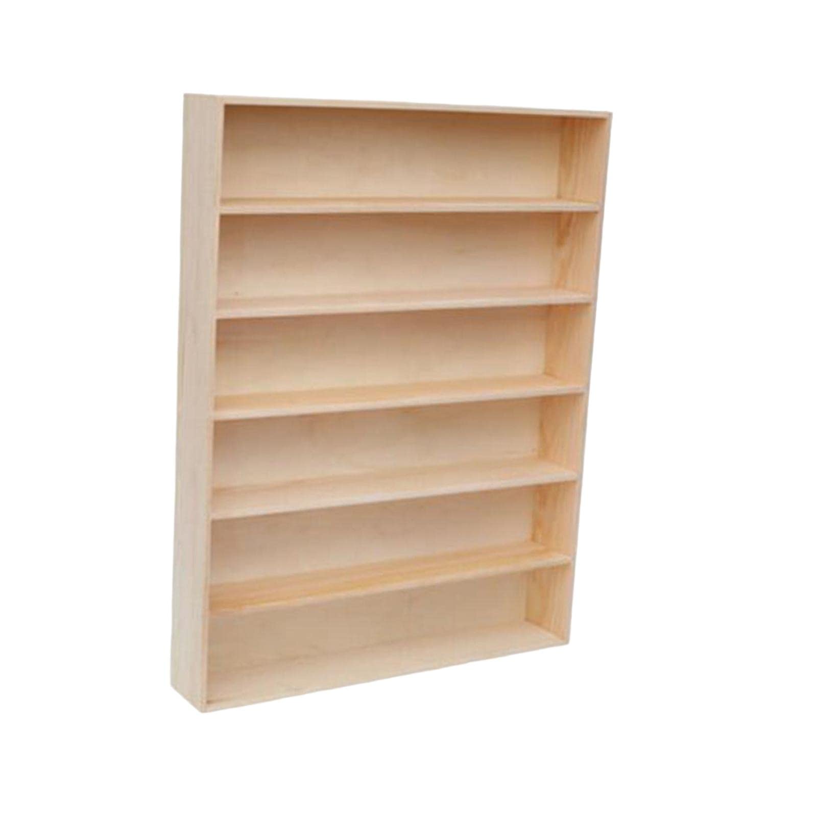 Yajuyi Vetrina in legno Decorazione Vetrina Espositore a 6 strati Scatola portaoggetti per collezioni Piccoli oggetti Mini giocattoli Modello di
