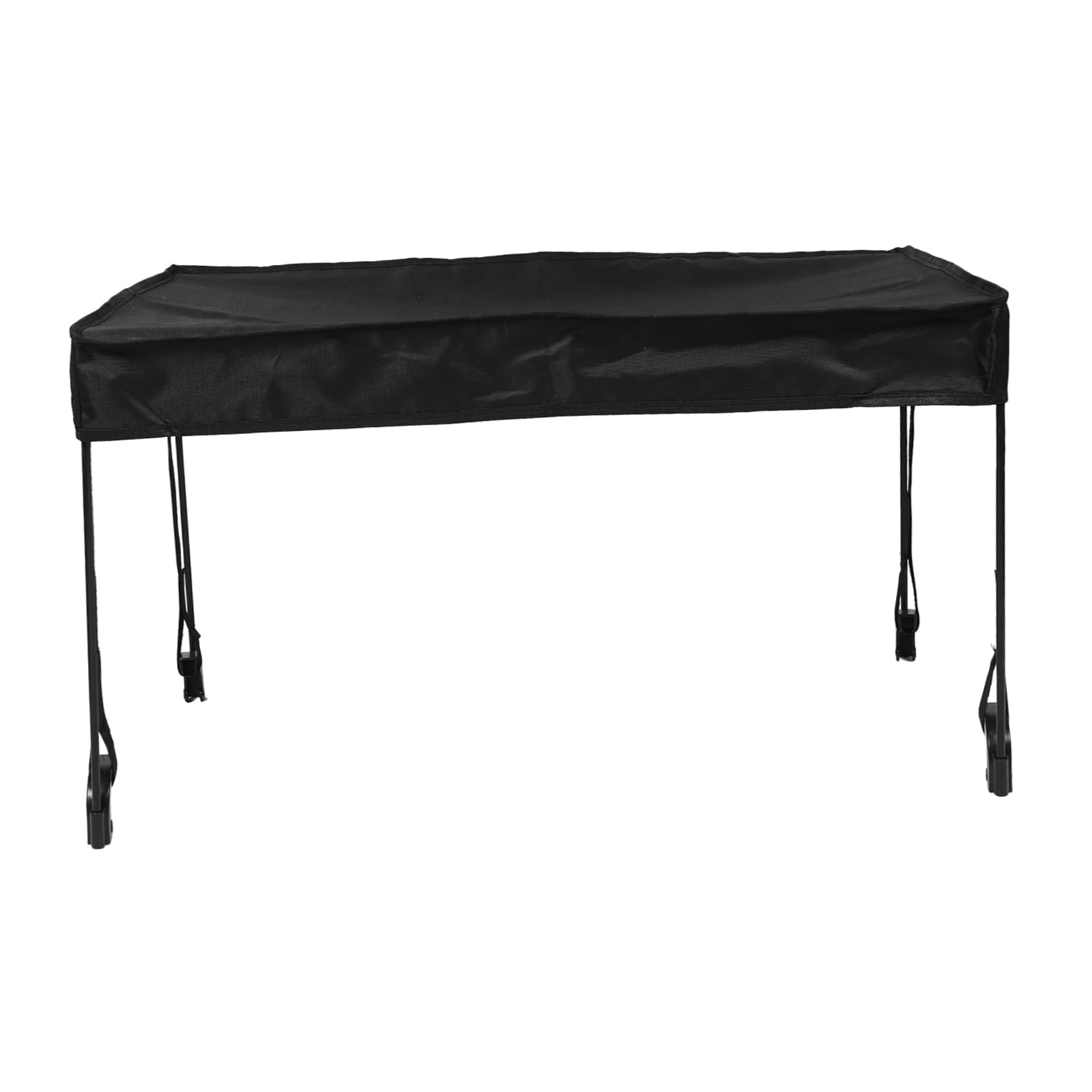 Cubierta Plegable para Carrito de Camping Negro Parasol | Protección UV Lluvia, Montaje Rápido, Diseño Plegable, para Exteriores y Puestos de Mercado