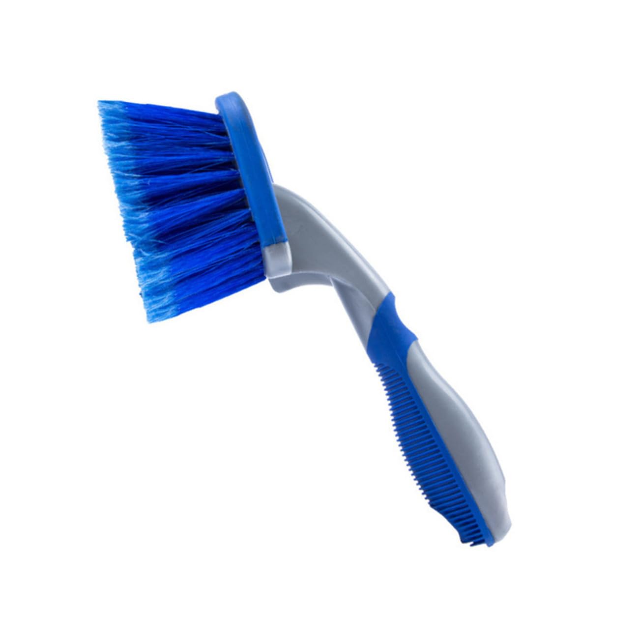 Ciieeo Set di 3 Spazzole per Cerchioni Auto Blu in PVC e Pp | Impugnature Corte e Lunga, per Raggio e Paraurti, Kit Pulizia Pneumatici, Uso Auto e Moto
