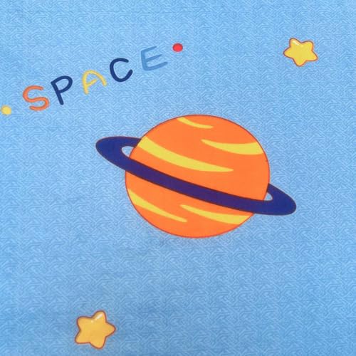 Image of Weave & Decor Cartoon Bedsheet for King Size Bed 78x78x8 Inches, Super King Size, with 2 Pillow Covers 20x30