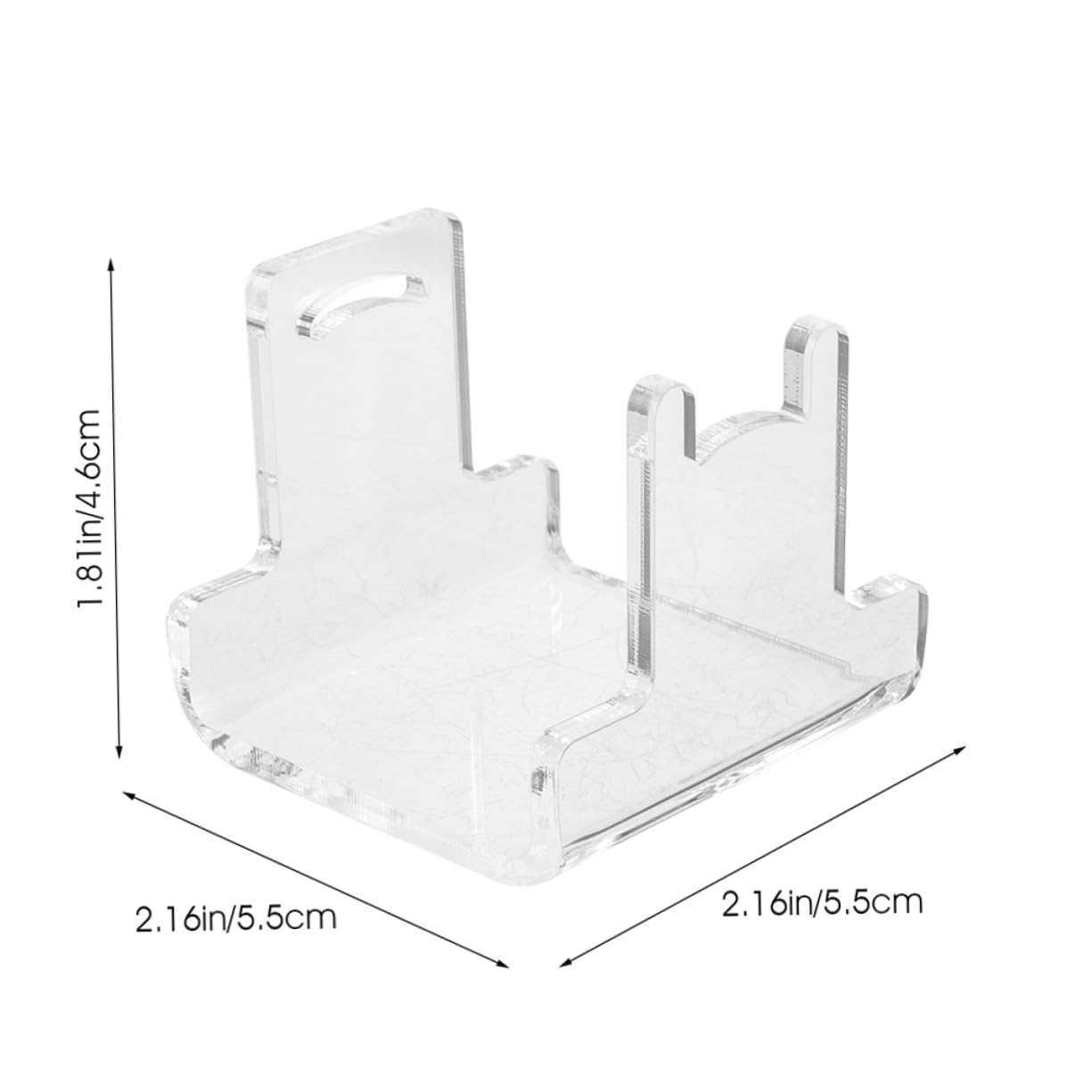 ifundom 2pcs Fishing Reel Display Stand Transparent Fishing Gear Holder for Organized Desktop Storage Stylish Fake Bait Rack Modern Aesthetic Lure Holder Portable and Lightweight Design