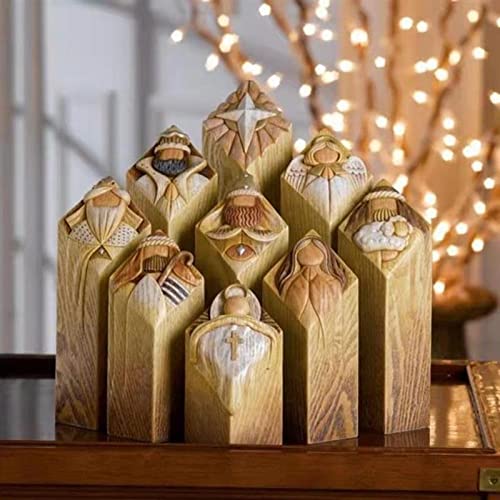 Buy Nativity Set Pillar Statues, Nativity Sets for Christmas Indoor
