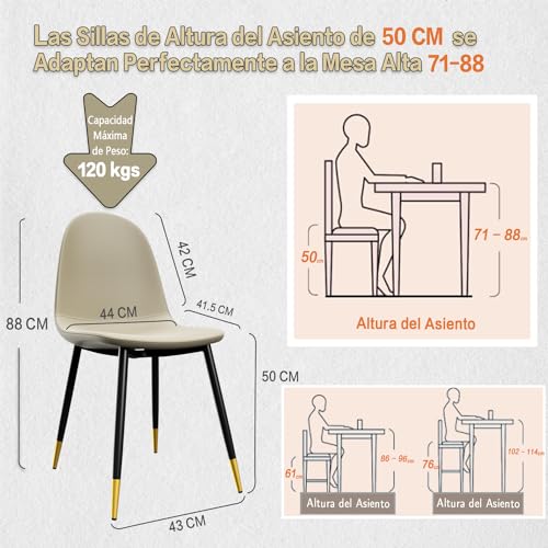 Encuentra la mejor selección de Sillas de Comedor modernas favoritos de las personas. 15 Imagen adicional