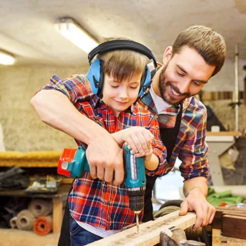 Dr.meter Gehörschutz Kinder, Lärmschutz Kopfhörer Kinder Ohrenschützer Kinder SNR 27dB mit Autismus Schlafen Lernen Schlagzeug Autisten Konzert Blau - Image 7