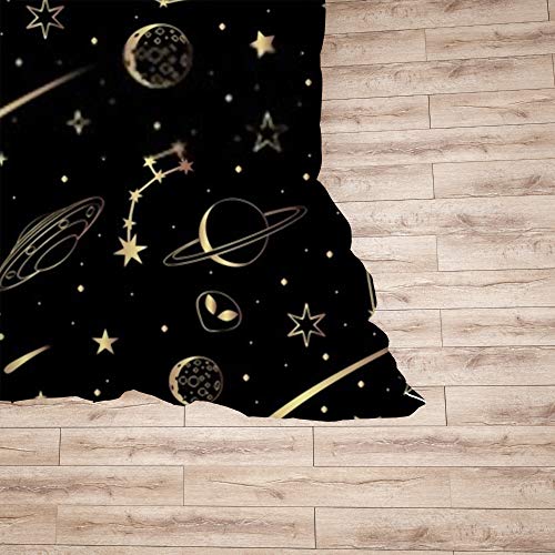 Housse de couette motif lune avec 2 taies d'oreiller, parure de lit 3 pièces