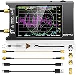Aursinc Nanovna-H4 Vector Network Analyzer, ultimo V4.4 9KHz-1.5 GHz HF VHF UHF 4" Touch Screen Nanovna Analyzer Antenna Radio Ham, misurando i parametri di S, SWR, Fase, Delay, Smith Chart