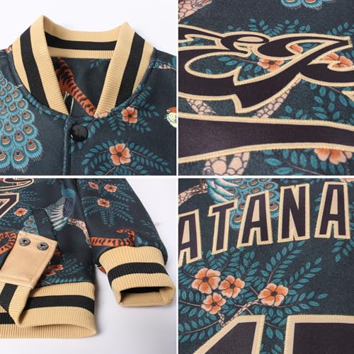 Customized Varsity Letterman Jackets Women Men Youth, Personalized Baseball Sweatshirts Design Your Own Bomber Coats3