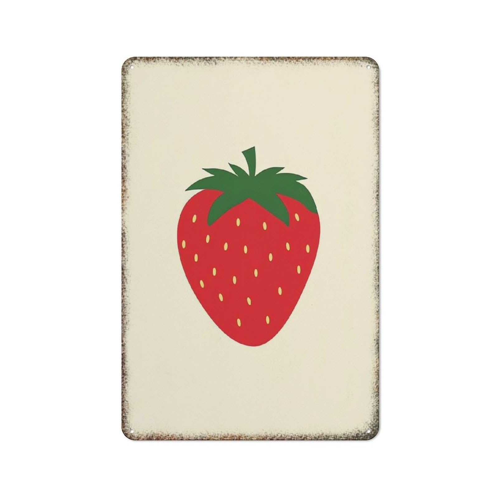 Strawberry Dining Room Fruit Home Kitchen Wall Decor 8x12 inch