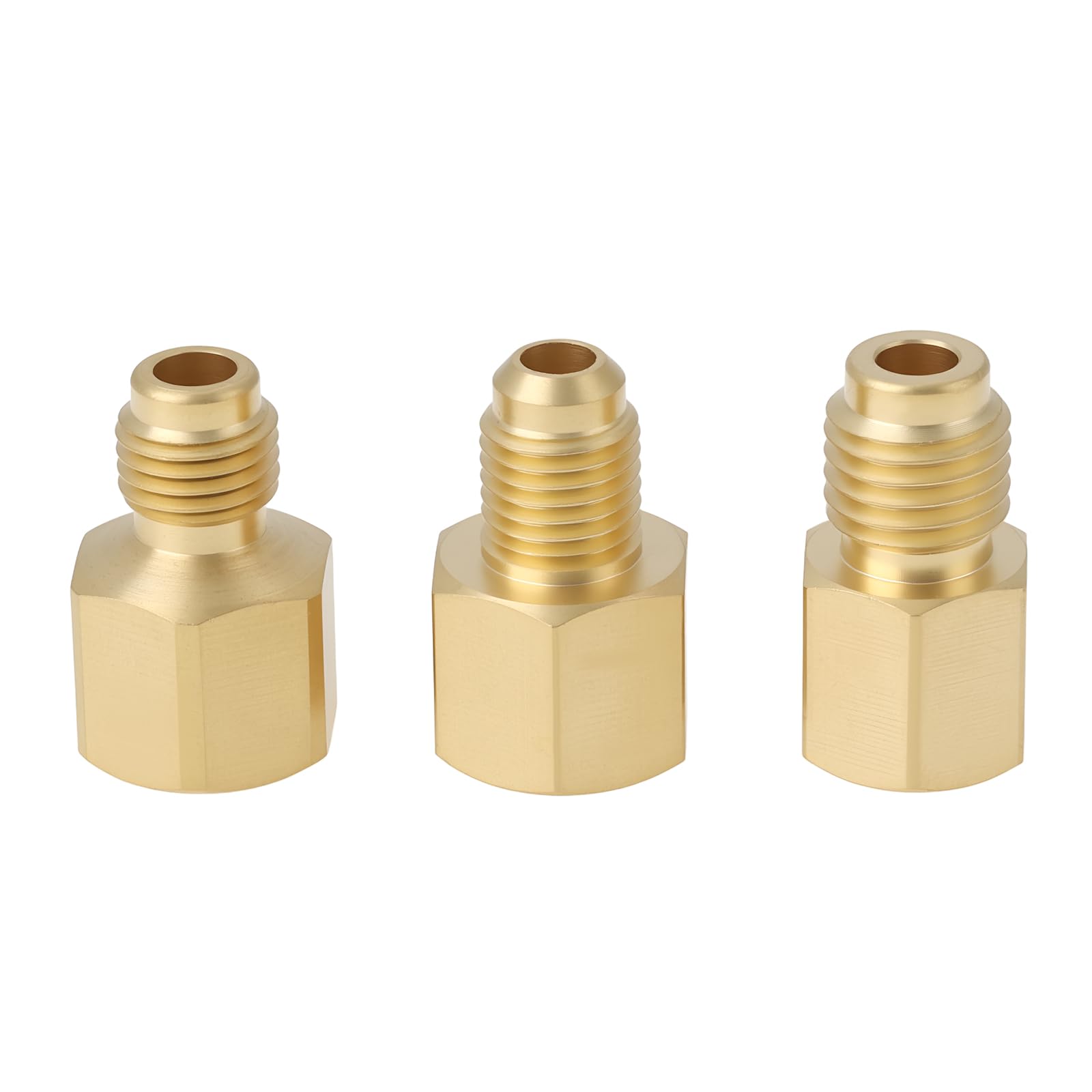 SG Store 3Pcs Vacuum Pump Adapter for R134a R12 R22 R410a HVAC Service