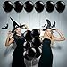 UTOPP 50 pcs Black Balloons 12 Inches Ultra Thickness Latex Balloon Pearlized for Halloween Wedding Birthday Bachelorette Theme Party Decoration
