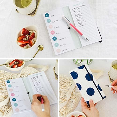 Busy B Meal Planner - Weekly Tear-Off Meal Planner and Shopping Lists with Two Magnets - Spor
