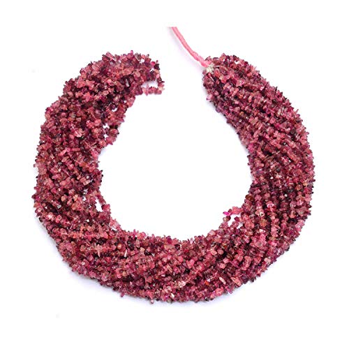 Tourmaline rose perles pierres précieuses AAA pour bijoux de luxe