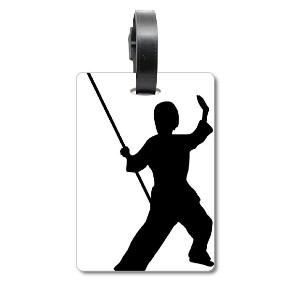 Étiquette d'identification kung fu pour ne plus perdre sa valise